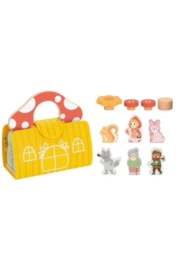 TOOKY TOY TookyToy Little Red Riding Hood Play Set - 11pcs - Image 3